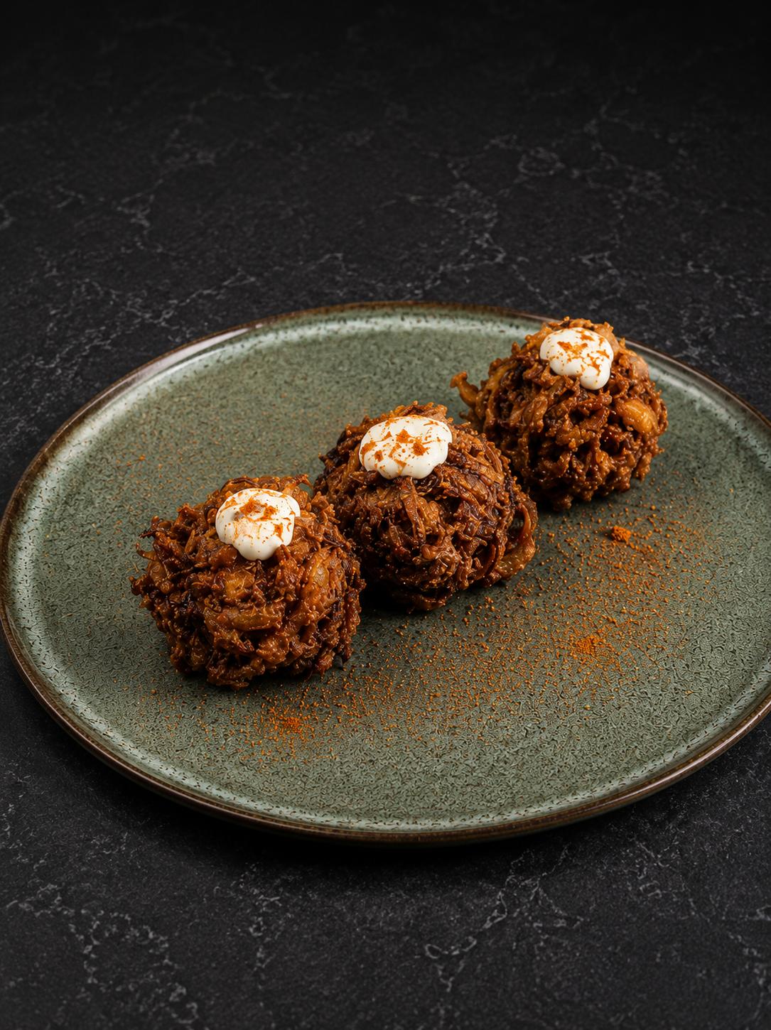 Fresh ingredients prepared in the Chaat Masala kitchen