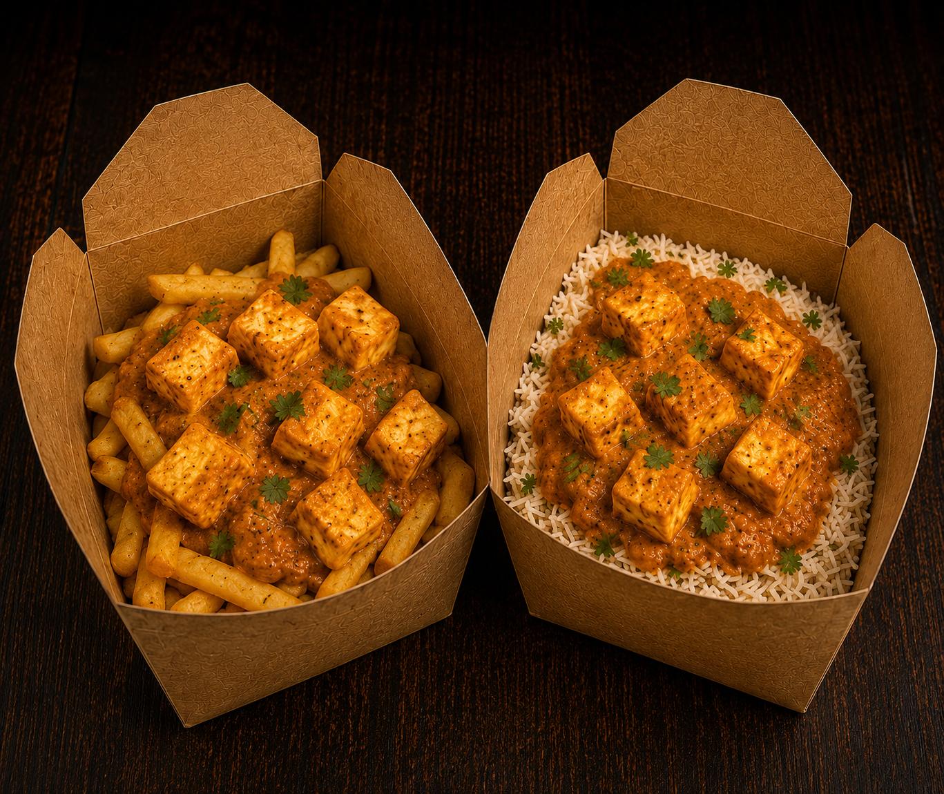 Chicken tikka masala and biryani at Chaat Masala Drogheda